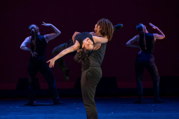 A group of students perform their dance