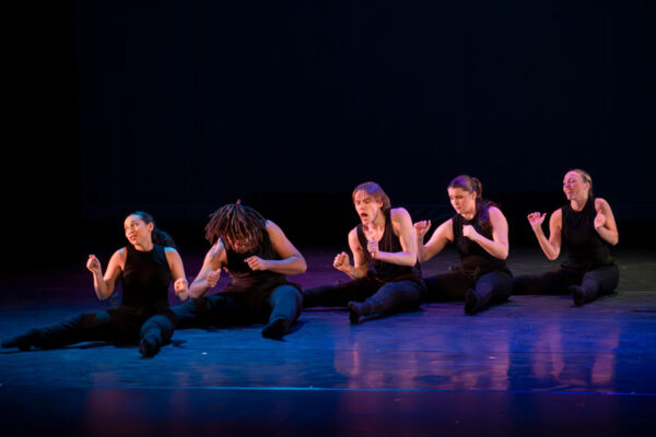 A group of students perform their dance